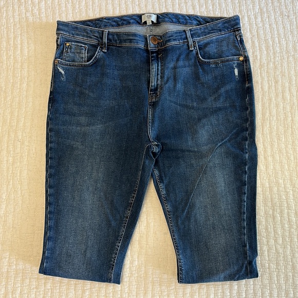 River Island Plus Raw Edge Amelie Skinny Jeans - Picture 5 of 10